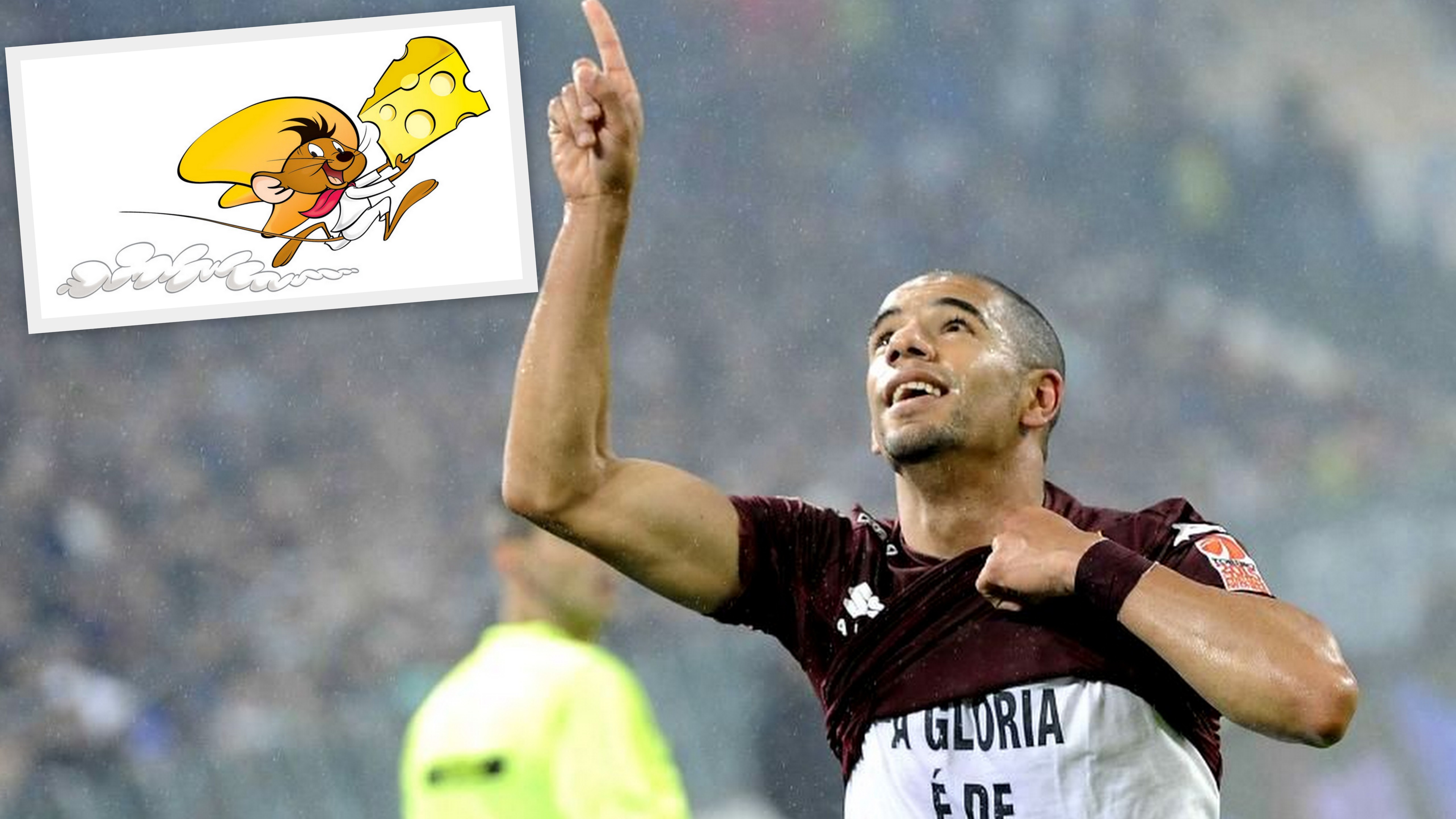 Bruno Peres_AC Turín_Speedy Gonzales_koláž